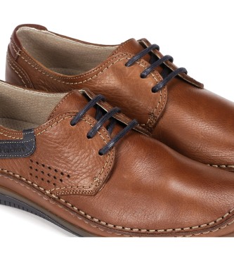 Fluchos Tornado brown leather shoes