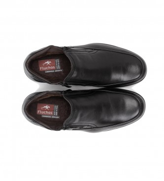 Fluchos Leather Ankle Boots 87830 black