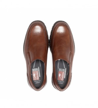 Fluchos Sapatos de couro 9144 Crono castanho