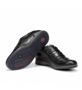 Fluchos Chaussures en cuir Grisslie 9262 noir