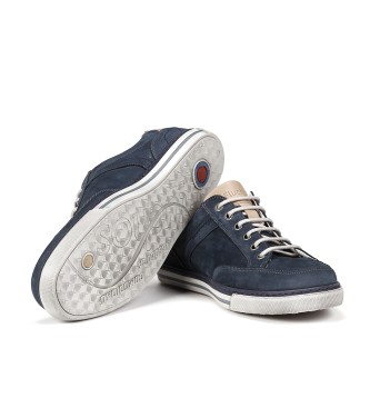 Fluchos Leren sportschoenen 9376 marine