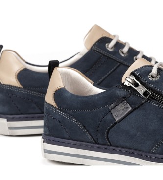 Fluchos Sapatilhas em pele 9376 navy