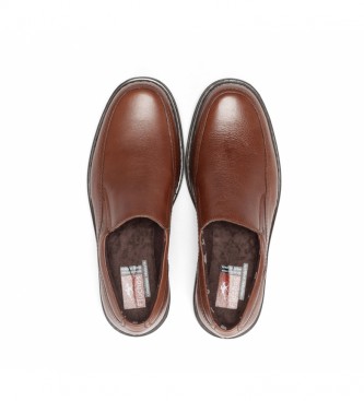 Fluchos Zapatos de piel Clipper 9578 Cidacos marrón