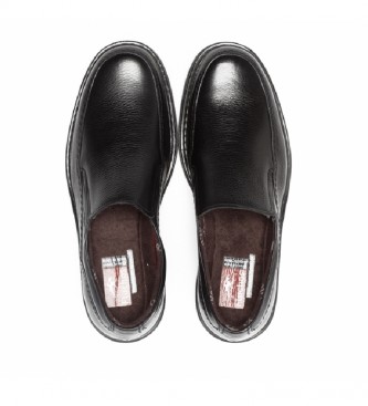 Fluchos Chaussures en cuir Clipper 9578 Cidacos noir