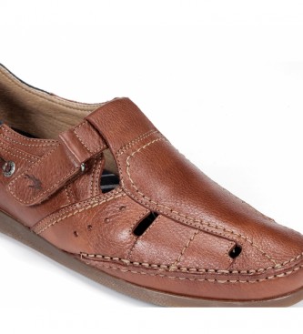 Fluchos Leather sandals Mariner 9882 brown