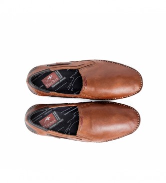 Fluchos Leather moccasins 9883 Apolo brown