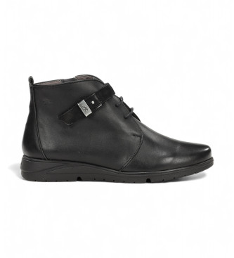 Fluchos Botins em pele F1562 preto