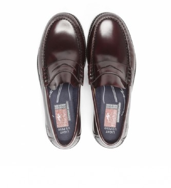 Fluchos Stamford burgundy leather shoes