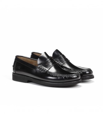 Fluchos Black Stamford leather shoes