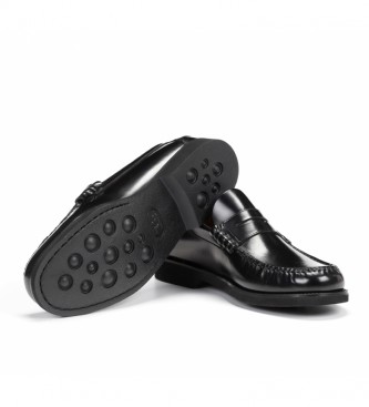 Fluchos Black Stamford leather shoes