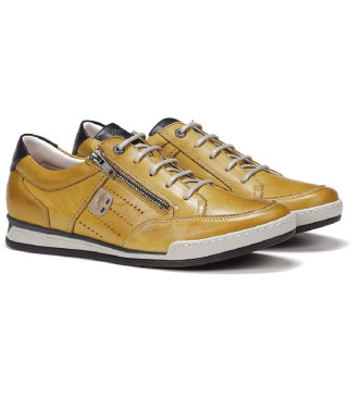 Fluchos Leather trainers F0148 Yellow