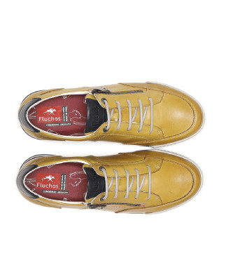 Fluchos Leather trainers F0148 Yellow