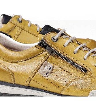 Fluchos Leather trainers F0148 Yellow