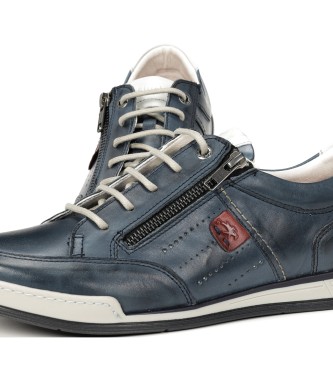 Fluchos Sneakers i lder Etna F0148 marine