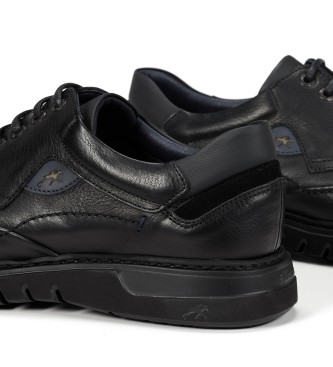 Fluchos Leather shoes Celtic F0248 black