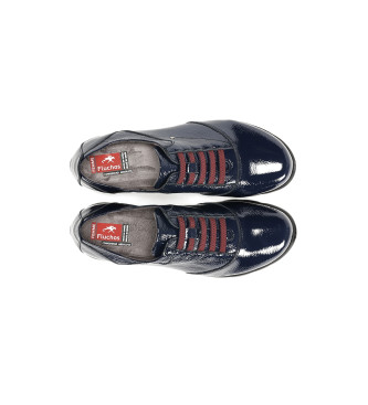 Fluchos Leather Sneakers Susan F0354 navy