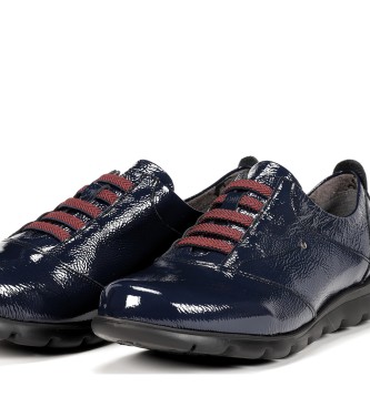 Fluchos Leather Sneakers Susan F0354 navy