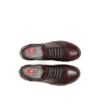 Fluchos Sapatos de couro Susan Bordeaux