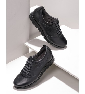 Fluchos Black Susan leather sneakers