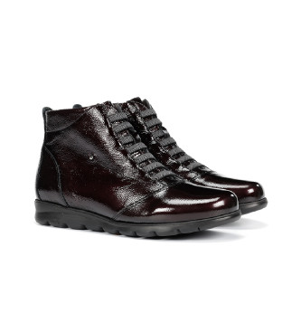 Fluchos Bottines en cuir Susan F0356 burgundy