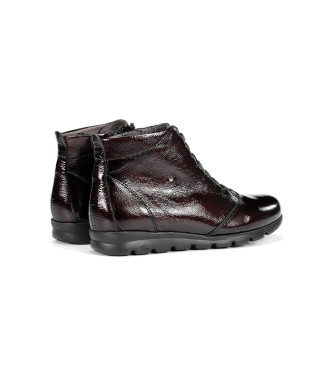 Fluchos Bottines en cuir Susan F0356 burgundy
