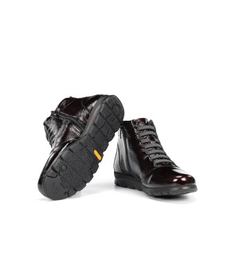 Fluchos Bottines en cuir Susan F0356 burgundy