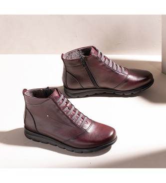Fluchos Leather ankle boots F0356_Suga_2Bur Bordeaux