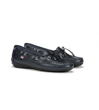 Fluchos Bruni Leather Loafers navy
