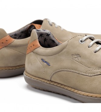 Fluchos Zapatos de piel Timor F0474 beige