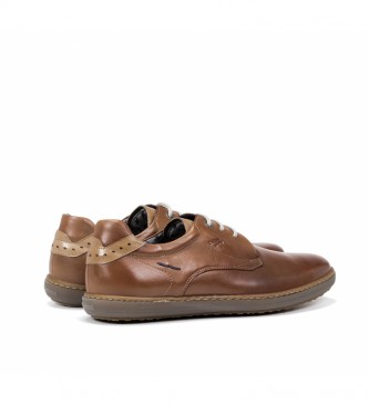 Fluchos Sapatos de couro Timor F0474 castanho