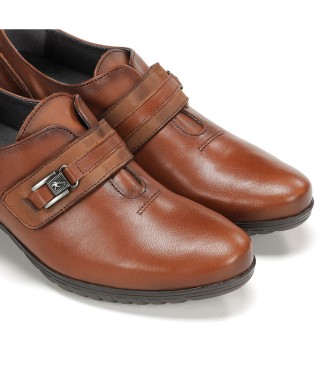 Fluchos Charis F0587 brown shoes -Heel height 5cm