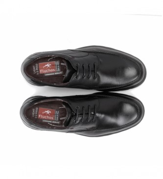 Fluchos F0602_soft_brnu soft bristol black shoes