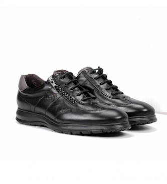 Fluchos Zapatos de piel Zeta F0606 Soft negro