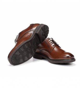 Fluchos Sapatos de couro belga F0630 castanho