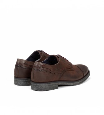 Fluchos Zapatos de piel Gamma F0654 marrón