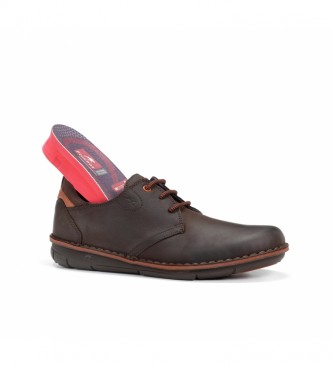 Fluchos Leather shoes Alfa F0700 brown