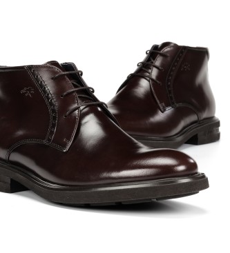 Fluchos Belgisch Leren Enkellaars F0772 bruin