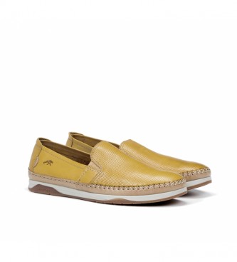 Fluchos Chaussures en cuir Kendal F0814 jaune