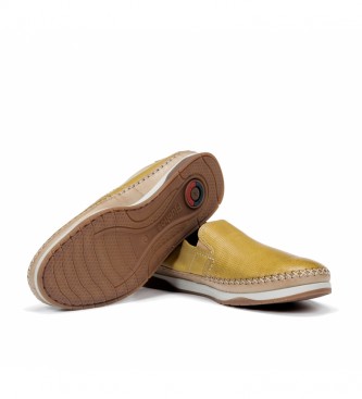 Fluchos Zapatos de piel Kendal F0814 amarillo