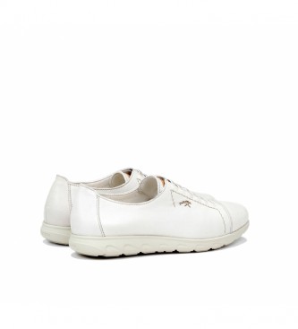 Fluchos Sapatos de couro Nui F0854 Samun branco