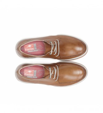 Fluchos Zapatos de piel Chios F0885 marrón