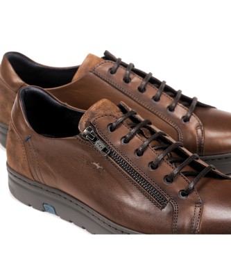 Fluchos Chaussures en cuir F0920 Marron Moyen
