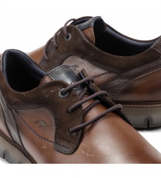 Fluchos Chaussures en cuir Kiro F0979 marron