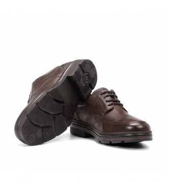 Fluchos Sapatos de couro Murray F1045 castanho