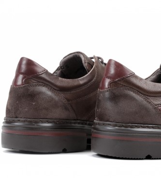 Fluchos Sapatos de couro Murray F1045 castanho