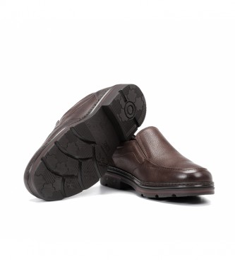 Fluchos Sapatos de couro F1046 castanho