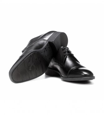 Fluchos Luke F1055 Black leather shoes
