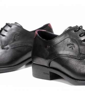 Fluchos Luke F1055 Black leather shoes