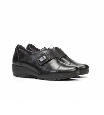 Fluchos Mar F1071 zwart leren schoenen
