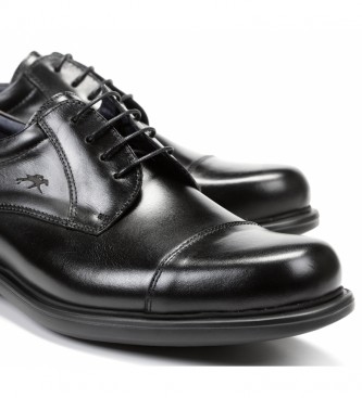 Fluchos Chaussures Waldo F1097 Premium en cuir noir